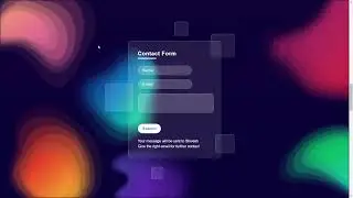 How to create a glowing hover effect on mouse hover div? Glassmorphism Tutorial MrDevKnown