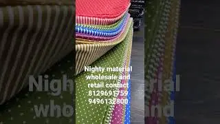 #business #wholesale #Nighty materials wholesale price in india