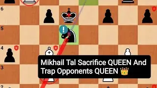 Mikhail Tal Stunning😱 QUEEN Sacrifice To make Victory against Hans Joachim Hecht in 1962 ❣️😱