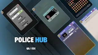 Fivem Police Hub | Callsigns | Group Chat | Emergency Button | Job Blips + Many More