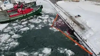 Port Milwaukee workboat 'Harbor Seagull' sinks in unexpected mishap