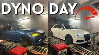 MHD STAGE 2+ BMW M140i and AUDI S3 8V DYNO DAY 