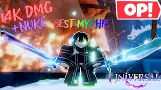 *OP* BEST MYTHIC KIRITO (CHEATER) SHOWCASE IN UNIVERSAL TOWER DEFENSE! | Roblox