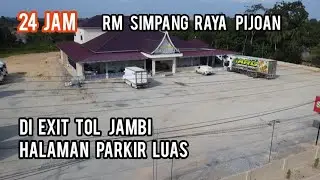 24 JAM RUMAH MAKAN SIMPANG RAYA PIJOAN. DEKAT EXIT TOL DAN SWARNA BHUMI STADION. HALAMAN PARKIR LUAS