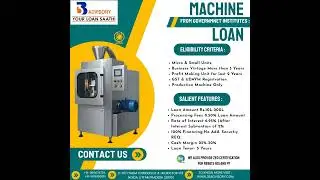 machinery Loan for MSME units