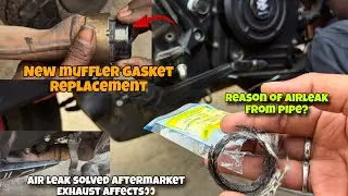 NS400Z SILENCER GASKET CHANGE | AIR LEAK? SOLVED 👍🏻