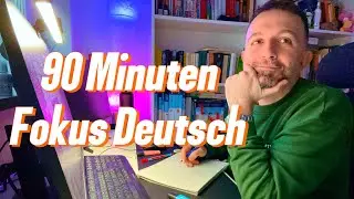 Deutsch lernen ohne Lehrbuch: Geht das? 🌧️ Regnerischer Tag | 90 Minuten  📚🇩🇪