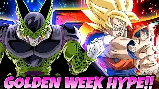 GOLDEN WEEK SSJ GOKU PERFECT CELL EZAs COMING!! Release Date Confirmed DDL | DBZ Dokkan Battle