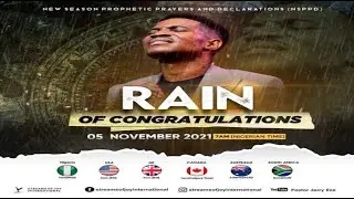 RAIN OF CONGRATULATIONS [NSPPD] - 5th November, 2021