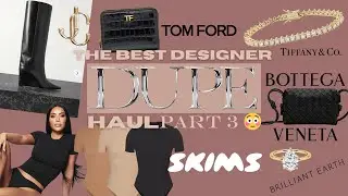 Designer Dupe Haul Pt 3, Bottega Tom Ford Jimmy Choo Skims Tiffany Dupes at Target Amazon Aritzia