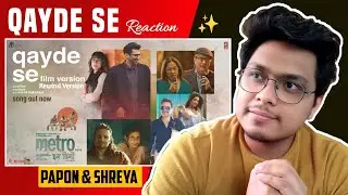 Metro....In Dino : Qayde Se Flim Version & Rewind Version Reaction! 🔥😍 | Papon | Shreya Ghoshal