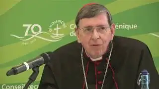 Press brief during papal visit: Cardinal Koch and WCC general secretary (original languages)