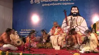 Sri Nedunuri krishnamurthy at 380th Bhadrachala Ramadasa Jayanthi Feb 2013
