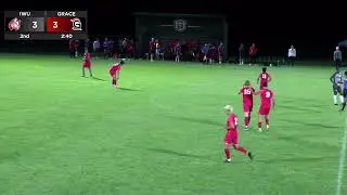 Grace Men's Soccer - Kyle Holwerda game winner vs IWU