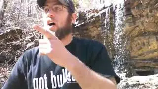 1800's Arkansas outlaw Belle Starr , cave and waterfall hideout