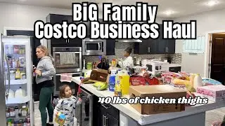 Большая семейная жизнь. Покупка продуктов в Costco для бизнеса: эксперимент с бюджетом на январь ...