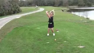 6 Year Old with Amazing Straight Arm Golf Swing