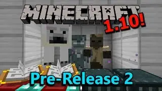 Minecraft 1.10 Pre-Release 2- New Sounds, Bug Fixes!