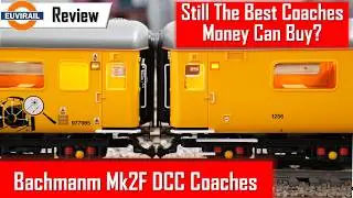 Review: Bachmann Mk2F DCC Controlled Lighted Coaches in the Network Rail Yellow Livery