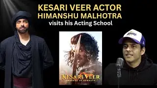 EP 15 | Himanshu Malhotra visits his Acting School | Kreating Charakters | #actingtips