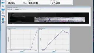 Automatic measurement of crack length on 10 mm thick composite DCB