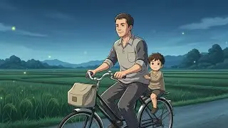 That Night My Little Brother Followed Father | Ghibli Style | Calm & Cozy Days