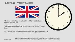 Case Study R2 Answers to September 2016 Question 2 - Driver Schedule 161000