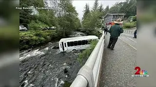 No injuries reported after Ketchikan tour bus falls into creek