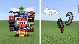 Testing free tnt in Minecraft bedrock!!!!
