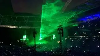 Coldplay Wembley stadium view from block 217 2nd row seat 93 16.08.2022