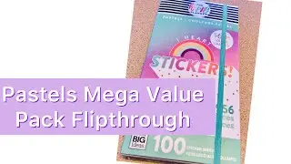 THE HAPPY PLANNER PASTELS MEGA VALUE PACK STICKERBOOK FLIPTHROUGH