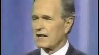 George H W Bush read my lips
