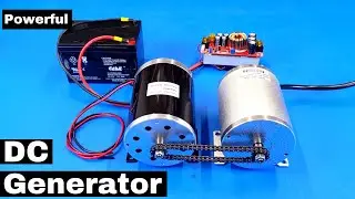 ELECTRIC MOTOR GENERATOR, Future DC to DC Boost Converter Drive.