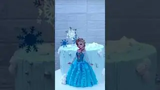 Else frozen cake 🎂 decoration # idea#viralvideo # Elsa# ytshorts # shorts #subscribe