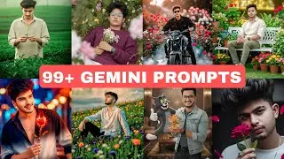 TOP 99+ GEMINI AI PROMPTS | ONE CLICK AI PHOTO EDITING | NEW TRENDING PHOTO EDITING | BOY NEW PROMPT