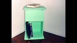 Muebles de cartón: Mesita de noche/ Velador reciclando cartón - Turorial.