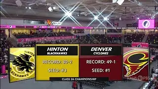 Class 2A &mdash; Hinton Blackhawks vs. Denver Cyclones