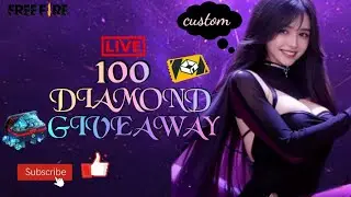 FREE FIRE LIVE GIRL STREAM ||  GIVEAWAY 100 DIAMOND😉 #fflive #girlstream #freefirelive #classyff