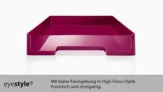 Sigel Eye Style SA 157 Briefablage A4 berry