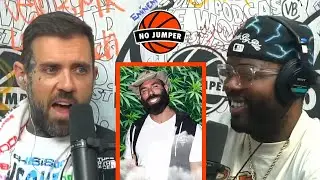 Adam22 on Getting High AF at Dan Bilzerians House