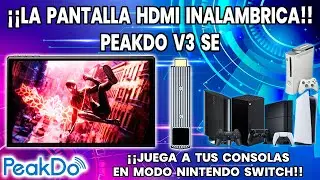¿PANTALLA HDMI INALAMBRICA? ¿EXISTE? PeakDo V3 SE