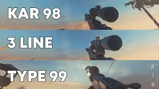 Данные кадров KAR98K против 3 LINE против TYPE 99 ADS для Call of Duty: Vanguard