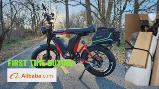 ALIBABA E BIKE 52 v - dual  motor - First time buying EP-1#alibabaebike#ebikes#yolin