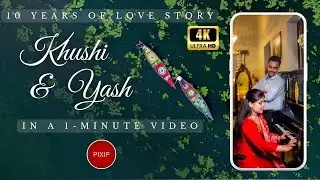 60 Min Pre Wedding glimpses of Yash & Khushi in 4K | PIXIP FOTO