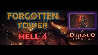 Diablo Immortal - Forgotten Tower Hell IV 4 Demon Hunter POV - Ipad Gameplay