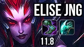 ELISE vs GRAVES (JUNGLE) | 5/0/5, Rank 5 Elise, Rank 26 | BR Challenger | v11.8
