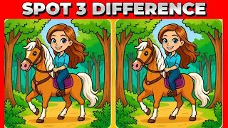 Find The Difference | Only 1% Can Find All 3 Differences 😱 | Spot 3 Difference | Dream Line Studio 9