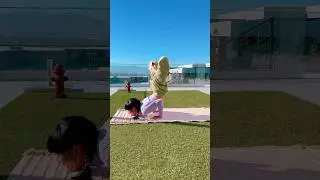 Advanced arm balance sequence #yogaflow #fitness #yoga