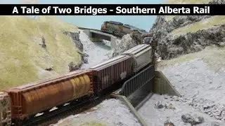 September '21 Layout Update - A Tale of Two Bridges - Southern Alberta Rail