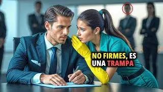 EL MILLONARIO IBA A FIRMAR UN CONTRATO Y PERDERLO TODO… HASTA QUE LA LIMPIADORA LE SUSURRÓ AL OÍDO Y
